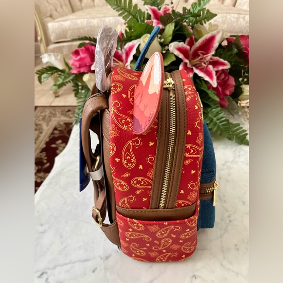 Disney Big Thunder Mountain 50th Anniversary Loungefly Backpack and Ears. - Picture 8 of 11